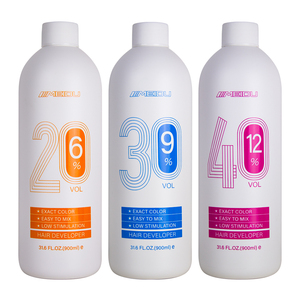 Tinte para el cabello natural de etiqueta privada profesional, crema oxidante de Color, crema libre de oxígeno y amoníaco, Desarrollador de cabello de salón de peróxido - Product Image 1