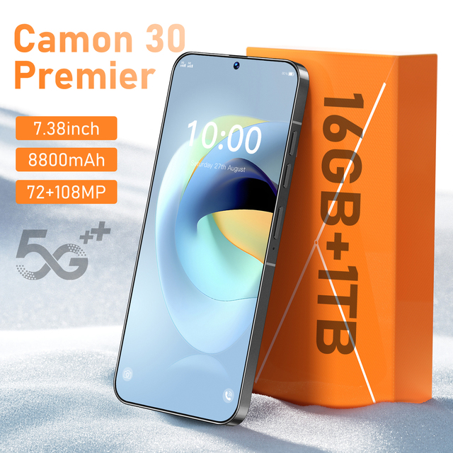 Original Version 2026 Camon30 Android 14 Gaming Smartphone 4g 5g Mobile Phone Deca Core Cpu 16+1tb Storage Cheap Camon 30 Pro