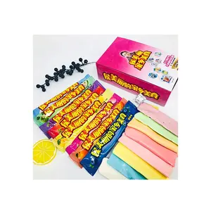 Benutzer definierte Handelsmarke Joghurt Stringy Jelly mit Frucht geschmack OEM Delicious Jelly Candy Kinder Snack Joghurt geschmack Gummies Candy