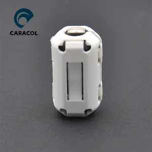 SCRC90B EMI дизайн магнитный кабельный зажим ферритовый сердечник с белым пластиковым корпумом