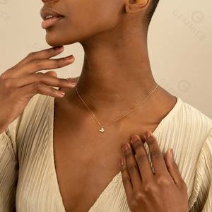 Gemnel-<span class=keywords><strong>mini</strong></span> collar con colgante de mariposa, joyería llamativa, plata 925, circonita delicada, venta al por mayor - Product Image 6