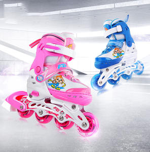 3 в 1 место по объему запаса детской для мальчиков и девочек полной мигающий ABEC-7 подшипник с механизмом взаимного скрепления для катания на роликах квад роликовые коньки - Product Image 5