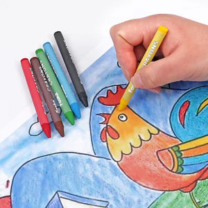 FOSKA – Coffret de crayons de couleur non toxiques, faciles à tenir, en paquets de 12, 18 et 24, pour le dessin des tout-petits et des enfants, idéal pour les voyages et l'apprentissage artistique - Product Image 5