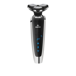 เครื่องโกนหนวดไฟฟ้า 4-in-1 สำหรับผู้ชาย ไร้สาย ชาร์จได้ ตัดแต่งหนวดเครา ขนจมูก ขนบนใบหน้า แบบโรตารี่ ใช้ในบ้าน กันน้ำ IPX6 ใช้ได้ทั้งแบบเปียกและแห้ง - Product Image 4