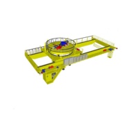 Pont roulant électromagnétique à double poutre de type QC avec moteur et commande PLC pour la manutention de tuyaux d'acier, de billettes et de bobines de ferraille