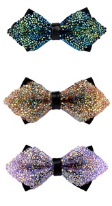 <span class=keywords><strong>Papillon</strong></span> da Annodare da <span class=keywords><strong>Uomo</strong></span> 2026 con Strass Scintillanti, Personalizzabile con Logo, Ideale per Banchetti, Feste, Regalo di Nozze - Product Image 3