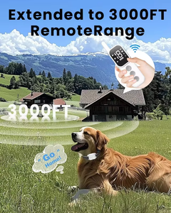 Anti-Bell-Halsband für Haustiere, wasserdichtes elektrisches Hundetrainingshalsband mit Fernbedienung - Product Image 4