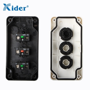 XAL-B334 Black and White Arrow <strong>Push</strong> <strong>Button</strong> <strong>Box</strong> 3 Hole Control Station - Product Image 6