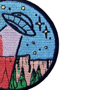 High Quality Factory Price Custom Design Embroidery <b>Patches</b> Top Seller <b>Sew</b> <b>on</b> Twill Fabric Embroidered Badges <b>Patch</b> For Clothing - Product Image 4