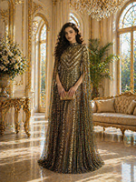 Robe de soirée de luxe à manches longues, Abaya ethnique pour femmes, robe musulmane de haute qualité avec paillettes et diamants, robe de fête Jalabiya