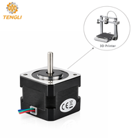 Moteur pas à pas Tenli Nema 17, arbre de 42 mm à section en D de 5 mm, hybride 2 phases, 200 pas, 1,8 degré pour imprimante 3D, robot, CNC