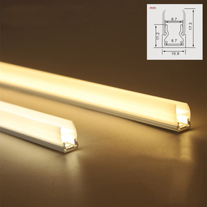 8Mm LED Tủ Lớp Ánh Sáng Kệ Kính Nhôm Hồ Sơ Dải Ánh Sáng - Product Image 4