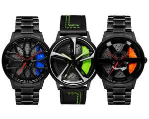 Legering Logo De Roulette 3d Sport Auto Wiel Horloge