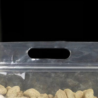 Sachet personnalisé à fond plat, transparent, refermable, mat, à huit soudures latérales, résistant à l'humidité, thermoscellable, avec fermeture éclair en plastique, pour épices et lait