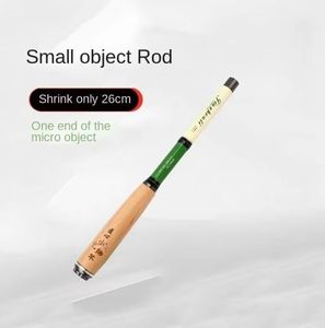 TOPIND <span class=keywords><strong>Canne</strong></span> à pêche télescopique ultra-légère à section courte <span class=keywords><strong>Canne</strong></span> <span class=keywords><strong>de</strong></span> poche avec manche en bois pour carpe et écrevisses pour enfants Lake Stream - Product Image 6