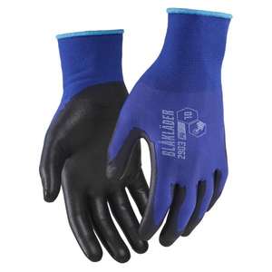 BLAKLADER - 29031465890011 Gant de précision Touch PU trempé Bleu marine-GANTS EAN 7330509914830 - Product Image 1