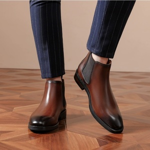 Zapatos de Vestir de Lujo para Hombre, Negros, de Cuero Genuino, para Oficina, con Suela de Goma Sólida, Formales, Sin Cordones, para Todas las Temporadas - Product Image 4
