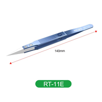 RELIFE RT-11E/RT-15E Pinces de précision antistatiques en céramique, robustes et solides, outils d'entretien pour téléphones portables
