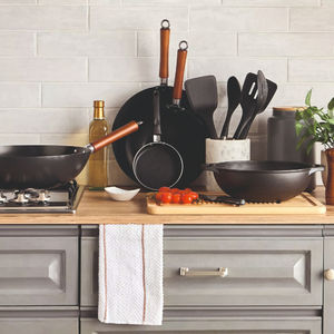 Sartén de 6 Pulgadas con Revestimiento Antiadherente de Cerámica y Acero Inoxidable, Apta para Lavavajillas, con Inducción Electromagnética, Disponible en Fábrica - Product Image 2