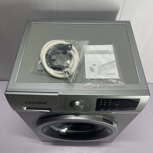Prêt à être expédié : Lave-linge séchant indépendant à chargement frontal de 10 kg, grande capacité de 80,8 litres pour répondre aux besoins de lavage familial. Sta - Product Image 2