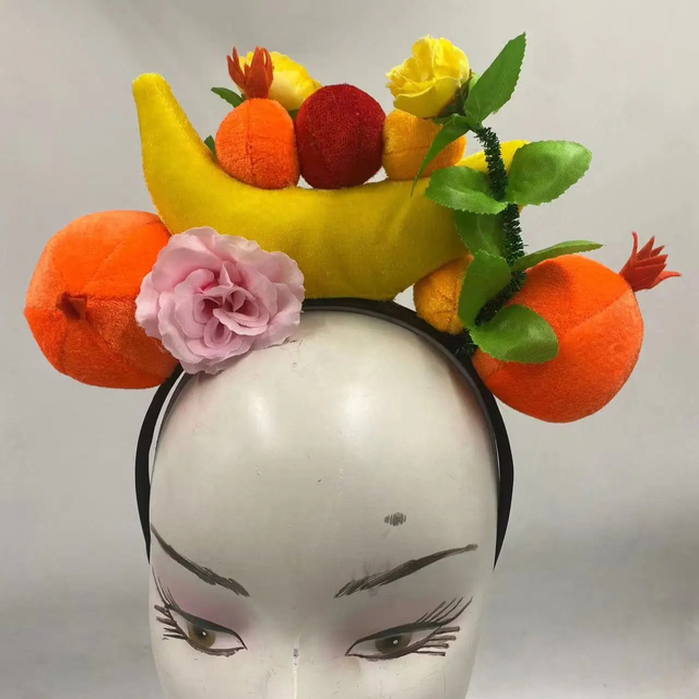 Plush Banana Fruit Headband