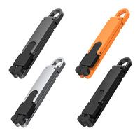 Nouveau support de téléphone et tablette en métal, portable, multifonctionnel, support de bureau pour téléphone, porte-clés