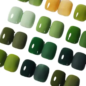 100件私人标签凝胶指甲油绿色夏季紫外线凝胶指甲油紫外线凝胶套装沙龙专业