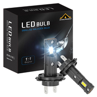 Nuevo Kit de Bombillas LED para Faros Delanteros de Coche H4 H7 H11 CSP de Alto Lumen con Ventilador de Refrigeración 12V 6000K IP68 Impermeable Personalizado Sin Errores 2 Años de Garantía
