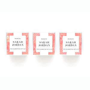 Boîte <span class=keywords><strong>à</strong></span> bonbons personnalisée étiquette d'étanchéité inviolable auto-adhésif étanche Cube de bonbons autocollant personnalisé - Product Image 4