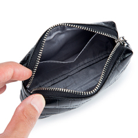 Tas Penyimpanan Kecil Wanita, Dompet Kulit Buaya Klasik Gaya Eropa dan Amerika, Tas Penyimpanan Kecil Dompet Koin