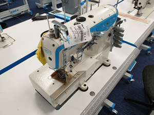JACK High Speed Computerized Flatbed Interlock <b>Sewing</b> Machine New 3 Needles 5 Threads Coverstitch Machine - Product Image 3