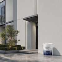 Peinture émulsionnelle extérieure élastique imperméable, résistante aux intempéries et aux alcalis, pour grandes façades de bâtiments, directement de l'usine