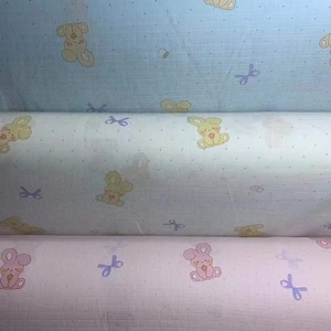 <span class=keywords><strong>Tissu</strong></span> en gaze de coton double couche peigné à petits carreaux, motif dessin animé, pour bébé, serviette à salive et à transpiration - Product Image 4