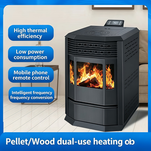 ANTON BOILER Poêle à granulés de biomasse multi-combustibles avec garantie de 2 ans Économie d'énergie et haute sécurité - Product Image 3