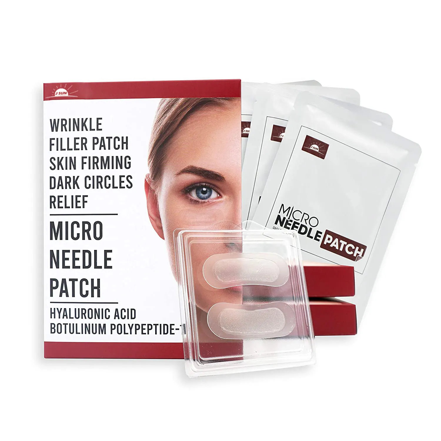 Amazon best selling microneedle eye patch under eye patches microneedling patch under eye