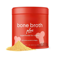 Poudre de Bouillon d'Os pour Chiens : Collagène, Acides Aminés, Glycine, Protéines – Superaliment Complémentaire pour Chiens Seniors et Aigris de l'Alimentation