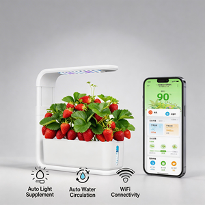 Sistema de Cultivo Hidropónico Inteligente Tuya de 3 Cápsulas para Hierbas, Maceta con Autorriego, Sistema Hidropónico, Jardín Interior Inteligente - Product Image 1