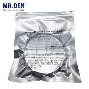 Foglio di formatura sottovuoto dentale duro orto sottovuoto foglio morbido e duro stecca foglio trasparente per uso di fermo ortodontico - Product Image 5