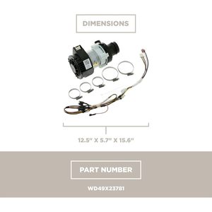 Conjunto de Bomba de Circulación para Lavavajillas Ge WD49X23781, Eléctrica, 12 Pulgadas, Pieza de Repuesto - Product Image 5