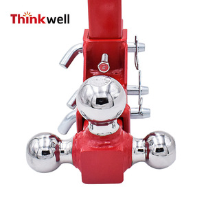 Attelage de remorque personnalisé Thinkwell, 2 pouces, en acier, avec support de boule réglable multi-trous, pièces automobiles d'usine - Product Image 2
