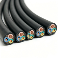 Câble d'alimentation flexible isolé EPR professionnel YZ 450/750V, fil de cuivre multiconducteur, IP44, résistant à l'huile, pour chantiers de construction