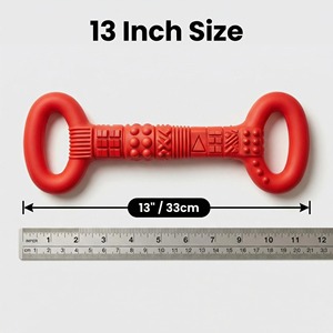 Juguete de Goma Natural Ecológico con Diseño Convexo Personalizado, Juguete Resistente para Masticar para Perros con Mordida Agresiva, Limpieza Dental - Product Image 2