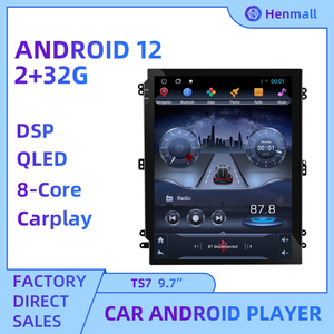 Android DVD Player 9.7 "phổ đài phát thanh xe đôi DIN GPS Hệ thống định vị Car Stereo Player - Product Image 2
