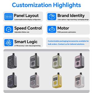 Bomba de Bicicleta Portátil <span class=keywords><strong>Xiaomi</strong></span> <span class=keywords><strong>Mini</strong></span>, 80-130 Psi, Pantalla Digital, Carcasa de TPE, <span class=keywords><strong>Inflador</strong></span> Ligero para Bicicletas de Carretera y Montaña - Product Image 3