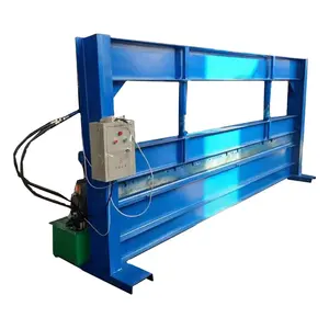 Factory Customized 4m 2m Manual Operated 4000mm Width Roofing Sheet hydraulic Bending Machine