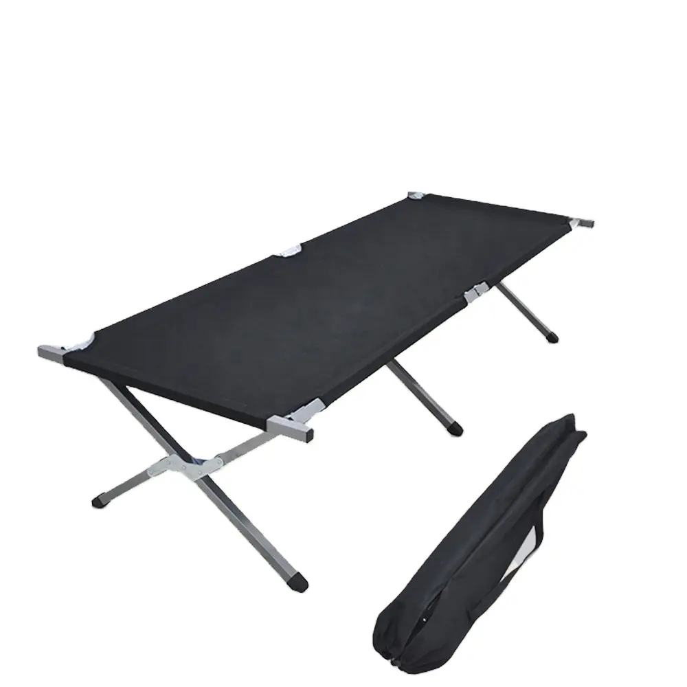 Cama plegable de aluminio para acampar, para Picnic, superventas