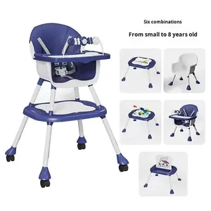 <span class=keywords><strong>Silla</strong></span> Alta Multifuncional para Bebé Plegable y Conveniente, <span class=keywords><strong>Mesa</strong></span> de Comedor Infantil para Uso Doméstico - Product Image 3