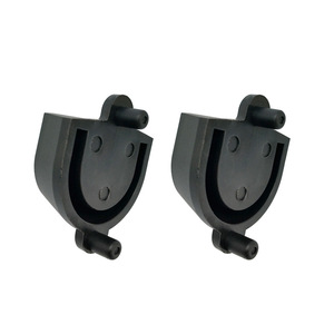 Jiachenwujin Plastic Clothes Rod <b>Bracket</b> 20mm Wall Mount Non Detachable Wardrobe Hardware - Product Image 3