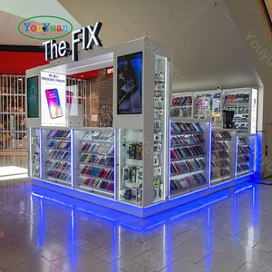 <strong>Cellphone</strong> Accessory Kiosk Phone Repair <strong>showcase</strong> Countertop <strong>Display</strong> Counter <strong>Showcases</strong> Glass <strong>Display</strong> for Phone Store Table - Product Image 3