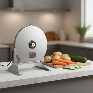 Cortadora de Alimentos Eléctrica Vevor de Acero Inoxidable, Cortadora de Verduras y Frutas con Grosor Ajustable de 0-12 mm, Herramienta de Cocina - Product Image 2